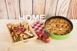 Fresh baked home made apple pie
