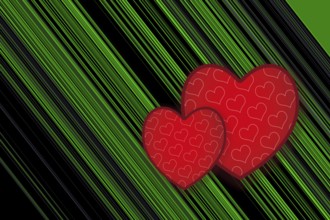 Elegant decorative heart pattern design for fabric, wallpaper, gift paper, banner, cover, poster,