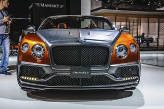 FRANKFURT - SEPT 2015: Mansory Bentley Continental GTC presented at IAA International Motor Show on