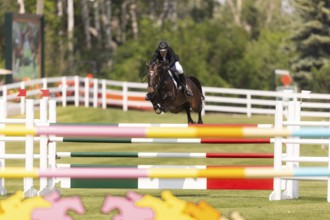 Jose Antonio Chedraui Eguia of Mexico, riding Con-Cor compete in the 1.60m Grand Prix during The