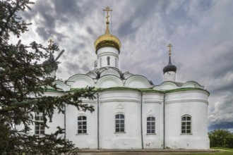 Holy Trinity Cathedral is the main cathedral of the city of Vyazma, Smolensk region, Russia, Europe