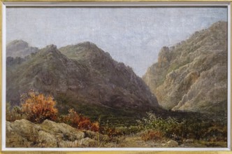 Estret de Ternelles, 1882, Joan O Neille Rosinyol, oil on canvas, pollensa museum, Majorca,