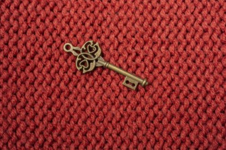 Fabric woven canvas texture close up