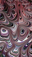 Abstract geometric background - computer-generated image. Fractal art: wrinkled and distorted