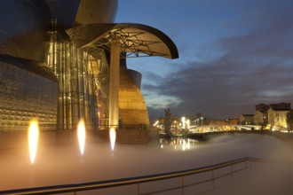 Guggenheim museum, Abandoibarra, Bilbao, Bizkaia, Spain, Europe