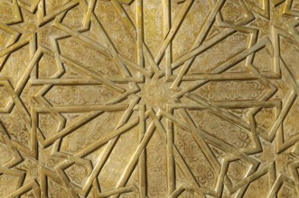 Artistically designed portal Dar el-Makhzen Place des Alaouites Fes El-Jdid, entrance area of the