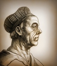 Portrait of Jakob Fugger, 1459, 1525, German businessman, digitally edited