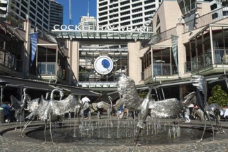 16.09.2018, Sydney, New South Wales, Australia, Cockle Bay Wharf at Darling Harbour with the