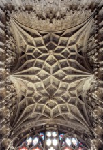 Ely, Cathedral, vault in the mortuary chapel for Bishop West