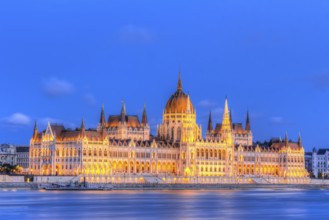 House of the Country or House of the Nation - Hungarian Parliament Building in Budapest
