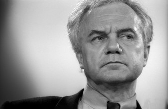 Germany, Berlin, 24 April 1992, Manfred Stolpe, Stasi involvement discussion in the Gethsemane