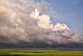 Storm Clouds Canada rural countryside Prairie Scene