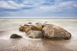 Stones on the coast of the Baltic Sea