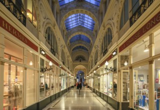 Historic shopping arcade Passage Pommeraye in the Graslin neighbourhood, Nantes, Loire-Atlantique