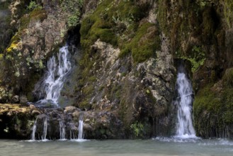 Kourtaliotiko Gorge, waterfall, Crete, Greece, 23 May 2025 < english> Kourtaliotiko Gorge, Crete,