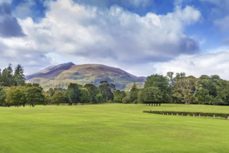Landscape with Mangerton Mountain, in Killarney National Park, Ireland, Europe