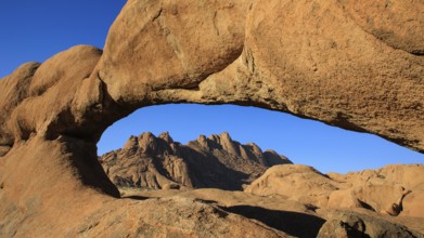 Rock Arch with the Spitzkoppe in the background