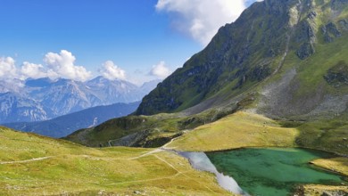 Wonderful Herzsee with via ferrata Hochjoch