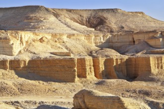 Dead Sea, Israel. Unusual forms of ancient picturesque hills