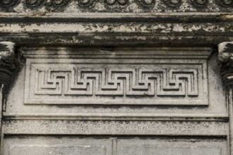 Cimetiere du Pere Lachaise typical french cemetery, Photo image a Beautiful panoramic view of Paris