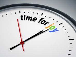 An image of a nice clock with time for joy