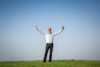 An image of a man in the nature