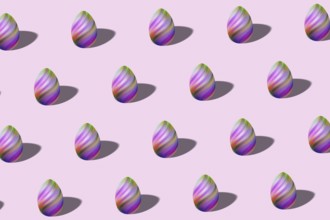Luxury Easter egg pattern made, Trendy Easter egg pattern made, colorful rainbow Egg, Minimal