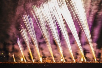 Yokohama Minato Mirai of fireworks (Yokohama Festival 2019). Shooting Location: Yokohama-city