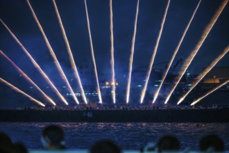 Yokohama Minato Mirai of fireworks (Yokohama Festival 2019). Shooting Location: Yokohama-city