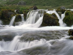 Hundafoss waterfall at Dynjandi in Iceland