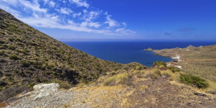 Panoramic View from Vela Blanca Volcanic Dome, Cabo de Gata-Níjar Natural Park, UNESCO Biosphere