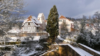 View of the Zavelstein district of Bad Teinach-Zavelstein