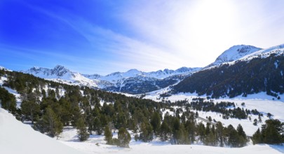 Grau Roig ski resort in Andorra at Grandvalira sector Pyreenees
