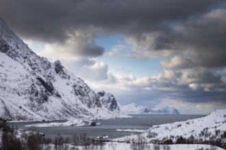 Lofoten in winter Norway