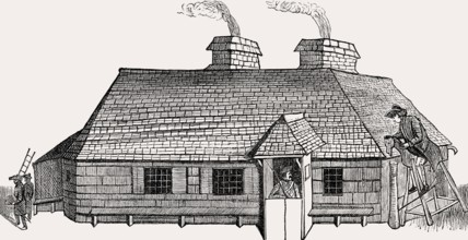 The Edinburgh City Guard House after Kay, High Street, Royal Mile, Edinburgh, Scotland, 19th