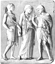 Hermes, Eurydice and Orpheus, Greek mythology