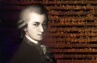 Wolfgang Amadeus Mozart, 1756 – 1791, composer of classical music, First Viennese School, notesheet
