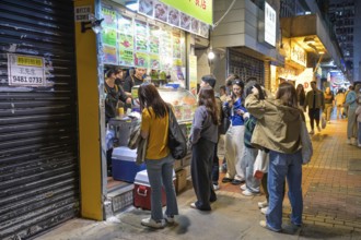 Snack bar, sausage stand, Kowloon, Hong Kong, People's Republic of China, Asia