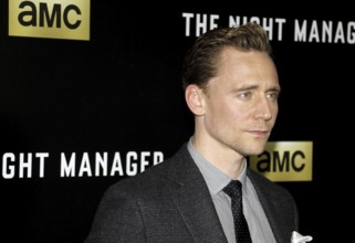 Tom Hiddleston at the Los Angeles premiere of AMC's 'The Night Manager' held at the DGA Theater in