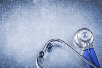 Thoracoscope on metallic background medicine concept