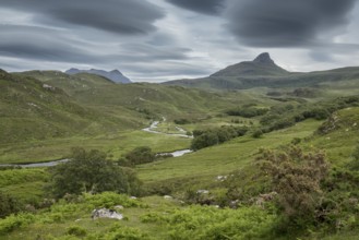 Landscape in the western Highlands near Ullapool, Scotland, Great Britain