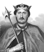 Richard I or Richard the Lionheart, 1157-1199, King of England, Richard I. Löwenherz, 1157-1199,