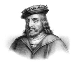 Childeric I, Childericus or Childerich, c. 440-481/482, a Merovingian king of the Salian Franks