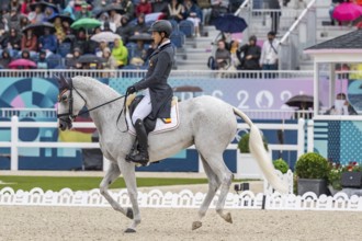 Jul 27, 2024-Versailles, FRA, ESTEVAN BENITEZ VALLE (ESP) rides UTRERA AA 351 in the Equestrian
