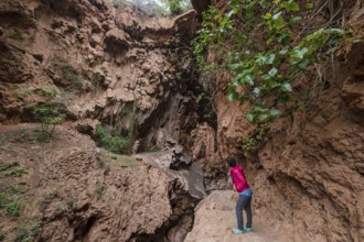 Imi N'Ifri natural bridge, Demnate, Atlas mountain range, morocco
