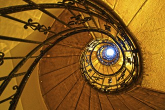 St. Stephens Basilica of the spiral staircase. Shooting Location: Hungary, Budapest