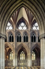 Lichfield, Cathedral, Eastern wall structure in the nave