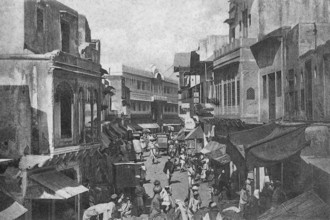Street scene, muttra, uttar pradesh, india, asia