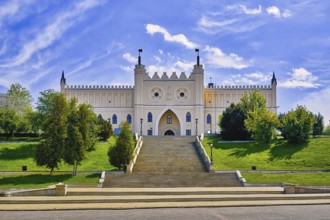 Main Entrance Gate of the Neo-gothic Part of Lublin Castle Lublin, Poland, Europe