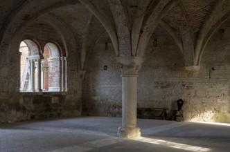 San Galgano, Cistercian monastery ruins, chapter house